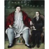 Untitled (Portrait of a Couple) by Francesca Sundsten, 1987, oil on canvas, sold Sep 2025