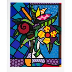 Untitled by Romero Britto, serigraph, sold Sep 2025