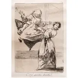No Grites by Francisco Goya, etching and burnished aquatint on wove paper, sold Sep 2025