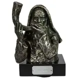 Rosh Hashanah by László Ispánky, 1978, bronze sculpture with silver patina, sold Sep 2025