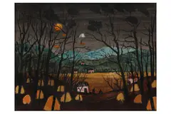 Untitled by Fred Uhlman, oil on board, offered Jul 2021