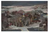 Untitled by Helen Bradley, oil on board, offered Jul 2021