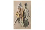 Untitled by Hans Feibusch, charcoal and pastel, offered Jul 2021