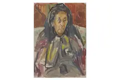 Untitled by Duncan Grant, oil on paper, offered Jul 2021