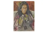 Untitled by Duncan Grant, oil on paper, offered Jul 2021
