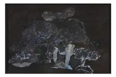Untitled by Glyn Morgan, mixed media on paper, offered Jul 2021