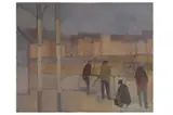 Untitled by Bernard Myers, oil on canvas, offered Jul 2021