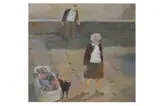 Untitled by Tessa Newcomb, oil on board, offered Jul 2021