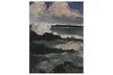 Untitled by Peter Collis, oil on board, offered Jul 2021