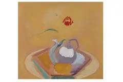 Untitled by John Hitchens, oil on canvas, offered Jul 2021