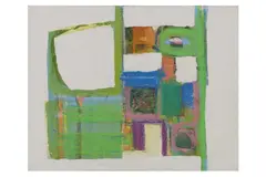 Untitled by James Hull, watercolour and gouache on board, offered Jul 2021