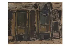 Untitled by Joan Eardley, pastel, offered Jul 2021