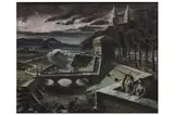 Untitled by Alan Sorrell, ink and gouache, offered Jul 2021