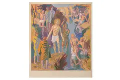 Untitled by Hans Feibusch, gouache, offered Jul 2021
