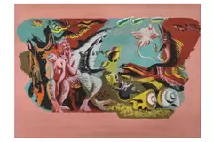Untitled by Hans Feibusch, gouache, offered Jul 2021