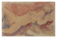 Untitled by Adrian Ryan, watercolour and pencil, offered Jul 2021