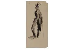 Untitled by Feliks Topolski, ink and wash on paper, offered Jul 2021