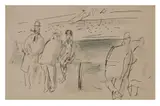 Untitled by Feliks Topolski, ink, offered Jul 2021