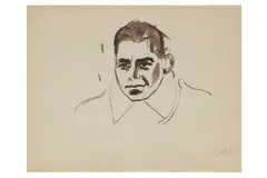 Untitled by Keith Vaughan, ink, offered Jul 2021