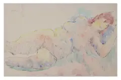 Untitled by Adrian Ryan, watercolour and pencil on paper, offered Jul 2021