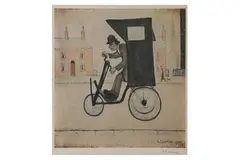 R.a. (1887-1976) by L. S. Lowry, lithograph, offered Jul 2021