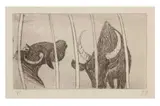 Untitled by Tessa Newcomb, engraving, offered Jul 2021