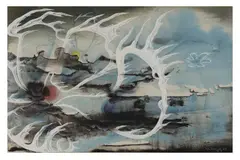 Untitled by John Tunnard, watercolour and gouache37, offered Jul 2021
