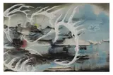 Untitled by John Tunnard, watercolour and gouache37, offered Jul 2021