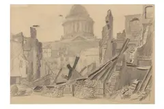 Untitled by Hans Feibusch, pencil, offered Jul 2021