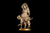 A silvered bronze figure of a bacchic maiden dan by Albert-Ernest Carrier-Belleuse, BRONZE, offered Jun 2021