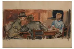 Untitled by Róbert Berény, oil on canvas, offered Jun 2021