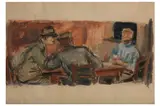 Untitled by Róbert Berény, oil on canvas, offered Jun 2021