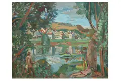 Untitled by André Planson, oil on canvas, offered Jun 2021