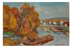 Untitled by André Planson, oil on canvas, offered Jun 2021