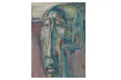 Untitled by Antonín Málek, 1976, oil on board, offered Jun 2021