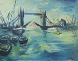 Untitled by James Lawrence Isherwood, oil, sold Oct 2019