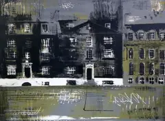 Untitled by John Piper, oil, sold Oct 2019
