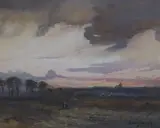 Untitled by David West, watercolour, sold Oct 2019