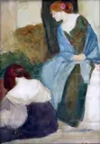 Music by the Water by Robert Anning Bell, watercolour, sold Oct 2019