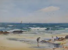 Untitled by David West, 1909, watercolour, sold Oct 2019