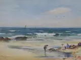 Untitled by David West, 1909, watercolour, sold Oct 2019
