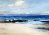 WatercolourCoastal scenesigned and dated 19119 by David West, 1911, watercolour, sold Oct 2019