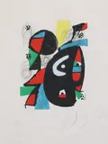 Melodie Acide' signed in pencil and inscribed H.C 13.25 x 10in by Joan Miró, lithograph, sold Oct 2019