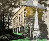 St Helen Hall' (L325) signed in pencil, 52/70 25 x 29.5in by John Piper, lithograph, sold Oct 2019
