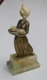 Moor Girl by Ferdinand Preiss, bronze and ivory, sold Oct 2019
