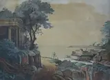 The City of Pozzuoli by William Skone, ink and watercolour, sold Oct 2019