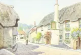 British, The Ship inn, Porlock by James McGavin Greig, watercolour, offered Nov 2020