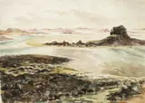 British, a folio of drawings and watercolours, a quantity, unframed by Dorothy Colles, watercolor, sold Nov 2020