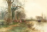 British by Henry Charles Fox, 1907, watercolour, sold Nov 2020