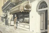 A Scene of Albemarle Street, London, featuring W.H by John Chapman, Watercolour, sold Nov 2020